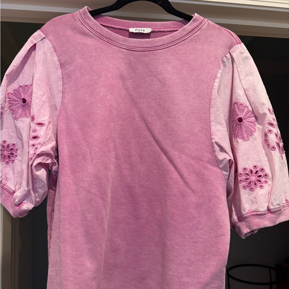 Fate Pink Knit Top
